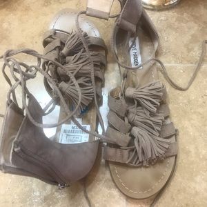 Lace up sandals
